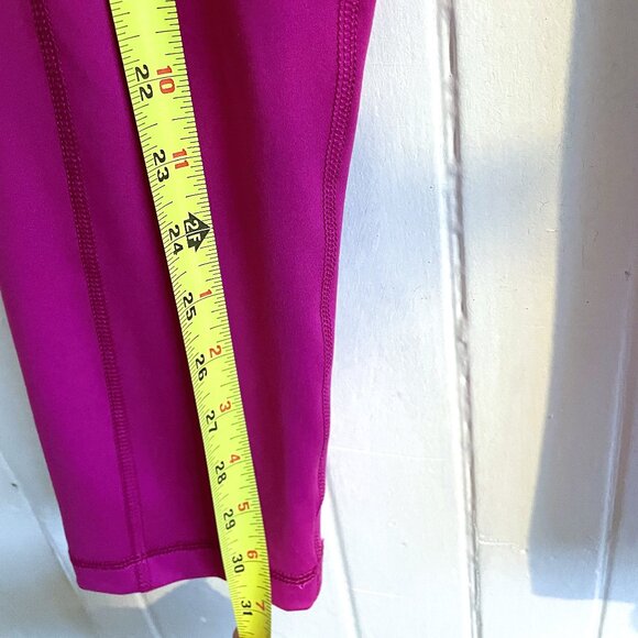 90 Degree By Reflex, Leggings SMALL, Lana Everyday LUX Crop Tight, Fuchsia PINK - Picture 3 of 10